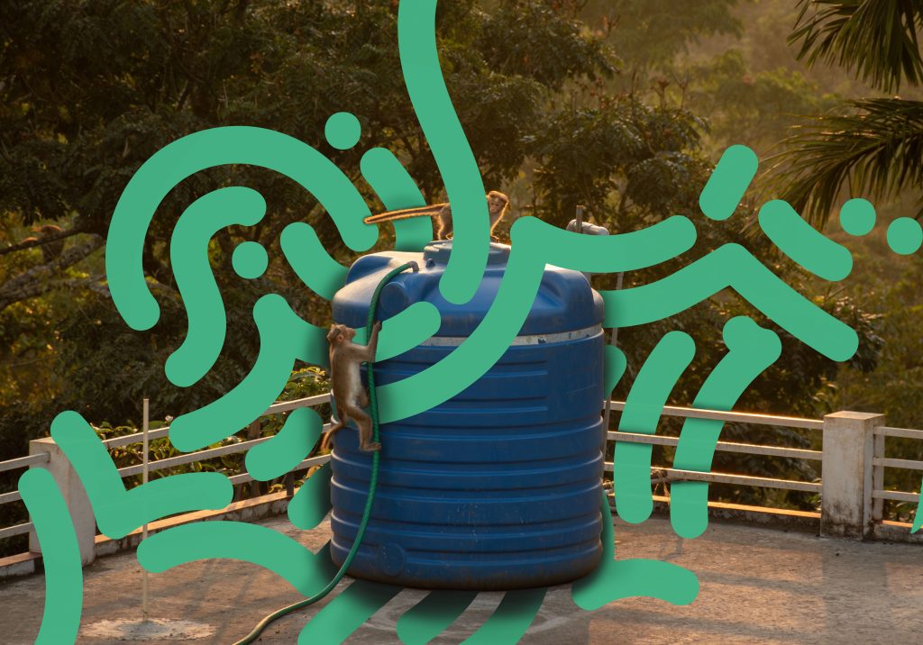 Rotomoulded PE rainwater tanks used for outdoor water storage